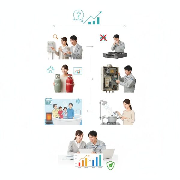 ガス代が高い、おかしい時の総まとめ