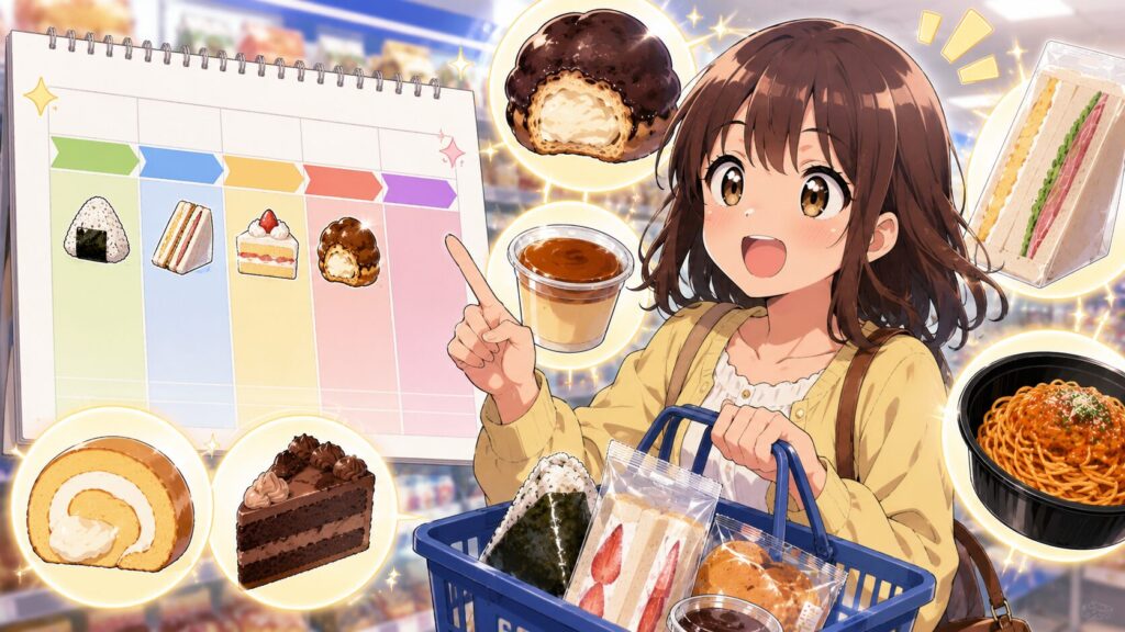 ローソン超ハッピーすぎチャレンジスケジュールと絶対に狙いたい注目商品